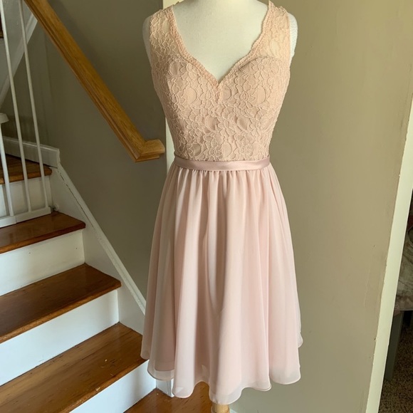 Mori Lee 31054 blush size 14 - Picture 2 of 5